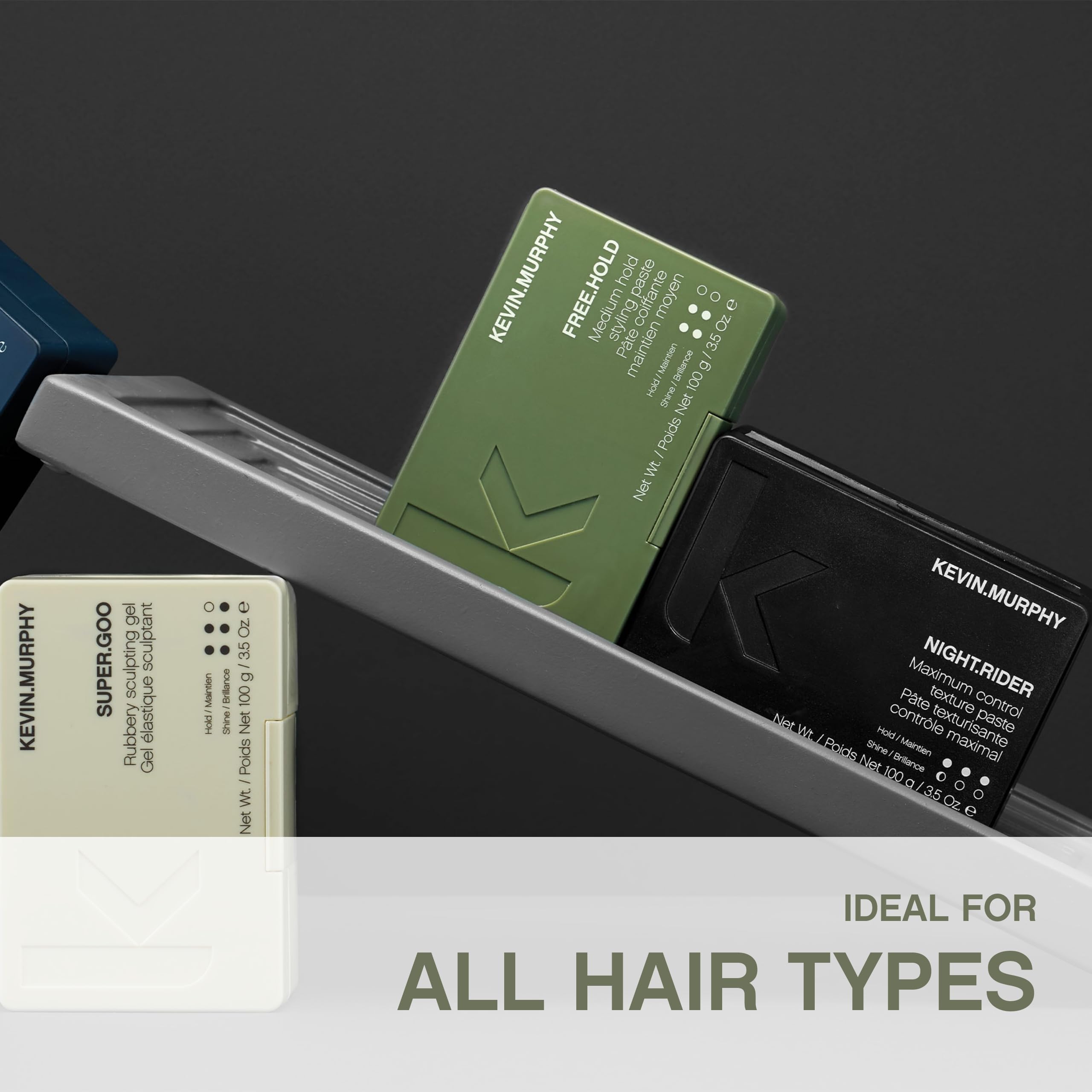 KEVIN.MURPHY Free.Hold is paraben-free and cruelty-free for mindful styling.