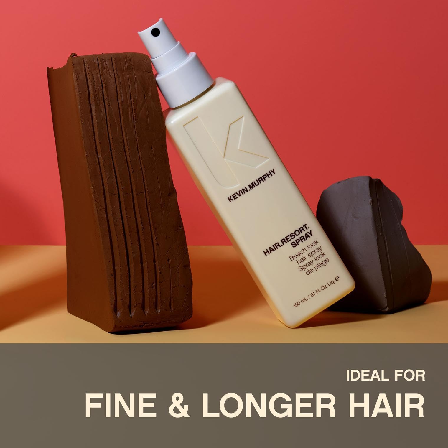 Kevin.Murphy Hair.Resort.Spray provides soft volume for longer hair.