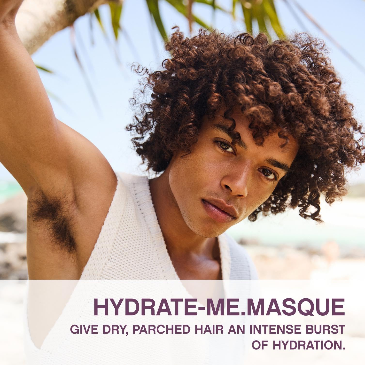 Kevin.Murphy Hydrate-Me.Masque jar closeup highlights deep conditioning for frizzy hair