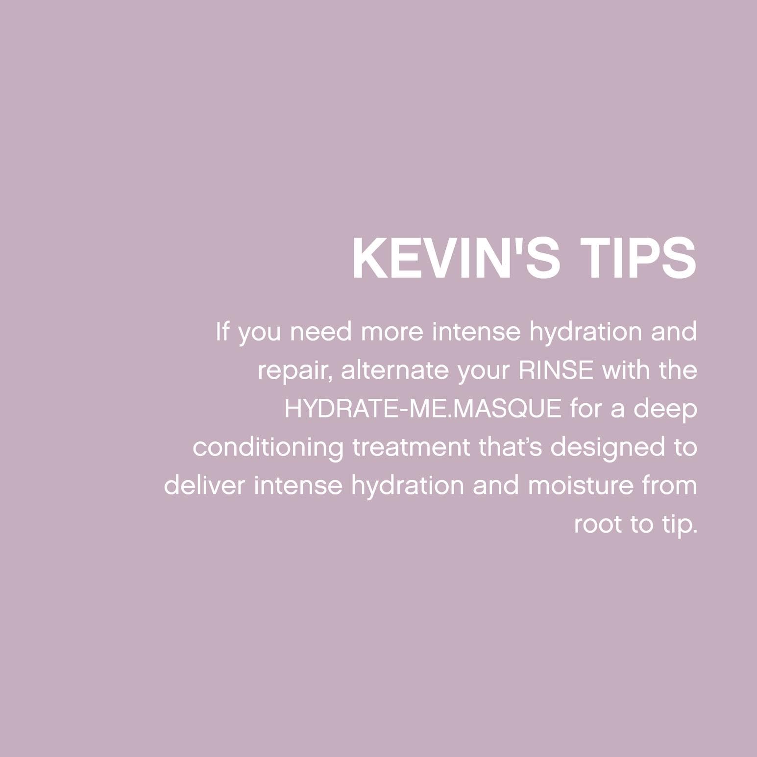 Kevin.Murphy Hydrate-Me.Masque finish-hair shows glossy revived strands