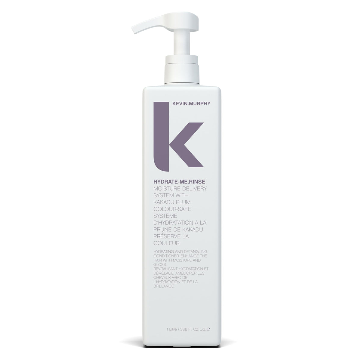 KEVIN.MURPHY Hydrate-Me.Rinse bottle closeup for dry hair moisture care.