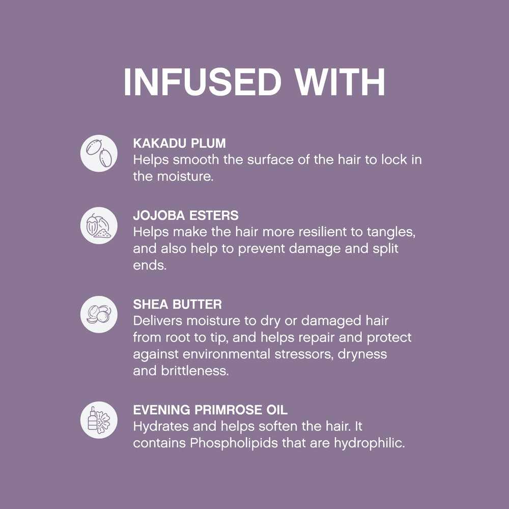 KEVIN.MURPHY Hydrate-Me.Rinse hair application shows smooth, manageable strands.