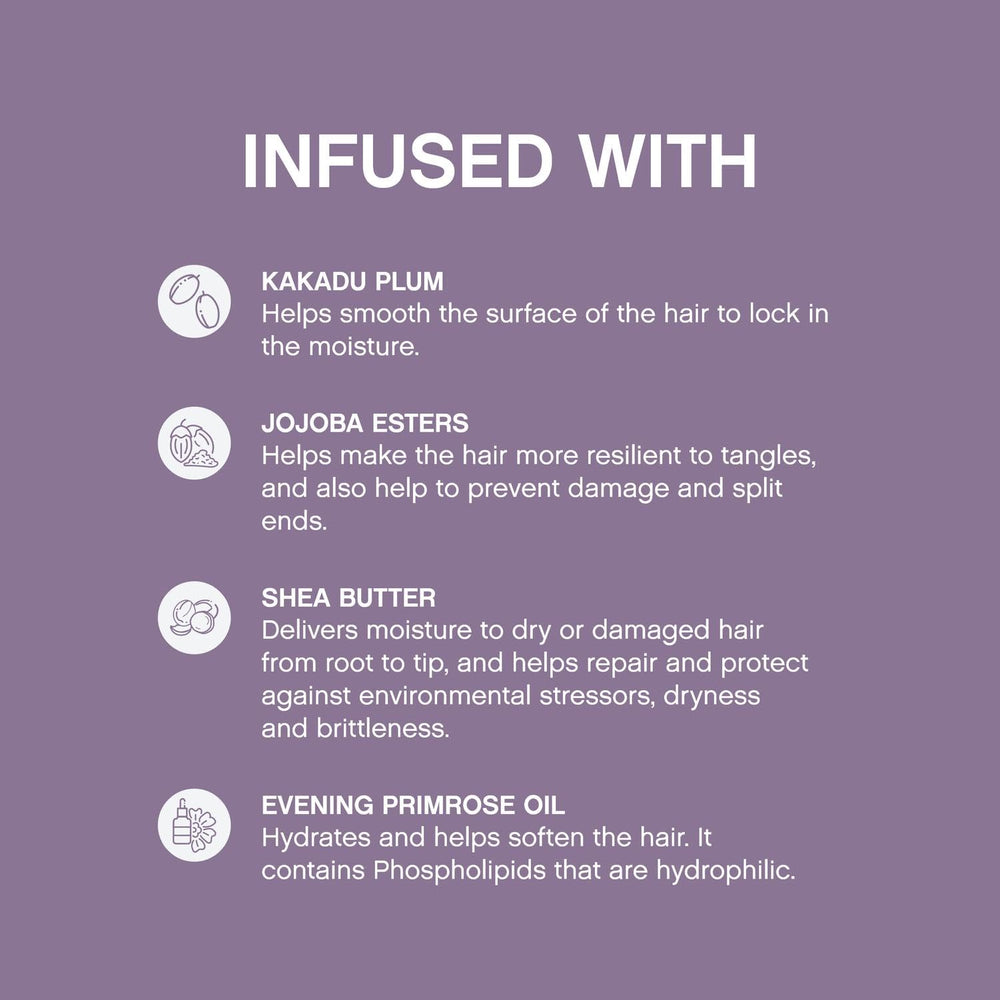 KEVIN.MURPHY HYDRATE-ME.RINSE hair close-up demonstrates smooth, hydrated strands