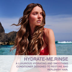 KEVIN.MURPHY HYDRATE-ME.RINSE pump shows even distribution for shine