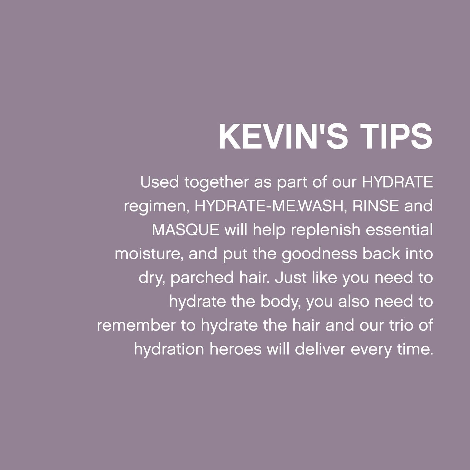Kevin.MURPHY HYDRATE-ME.WASH pump-bottle display ease of use