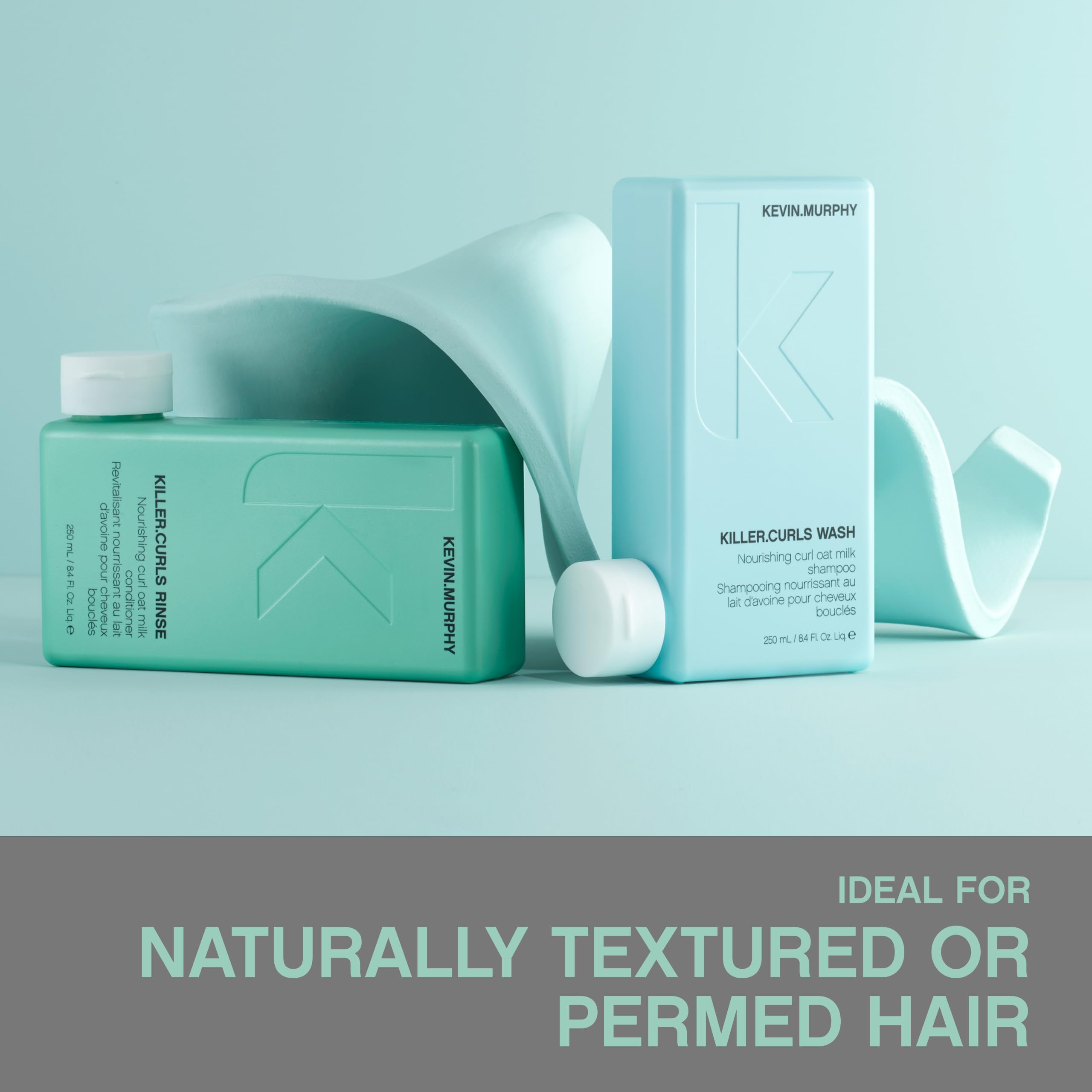 KEVIN.MURPHY KILLER.CURLS RINSE hair-defined curls after conditioning for shine.