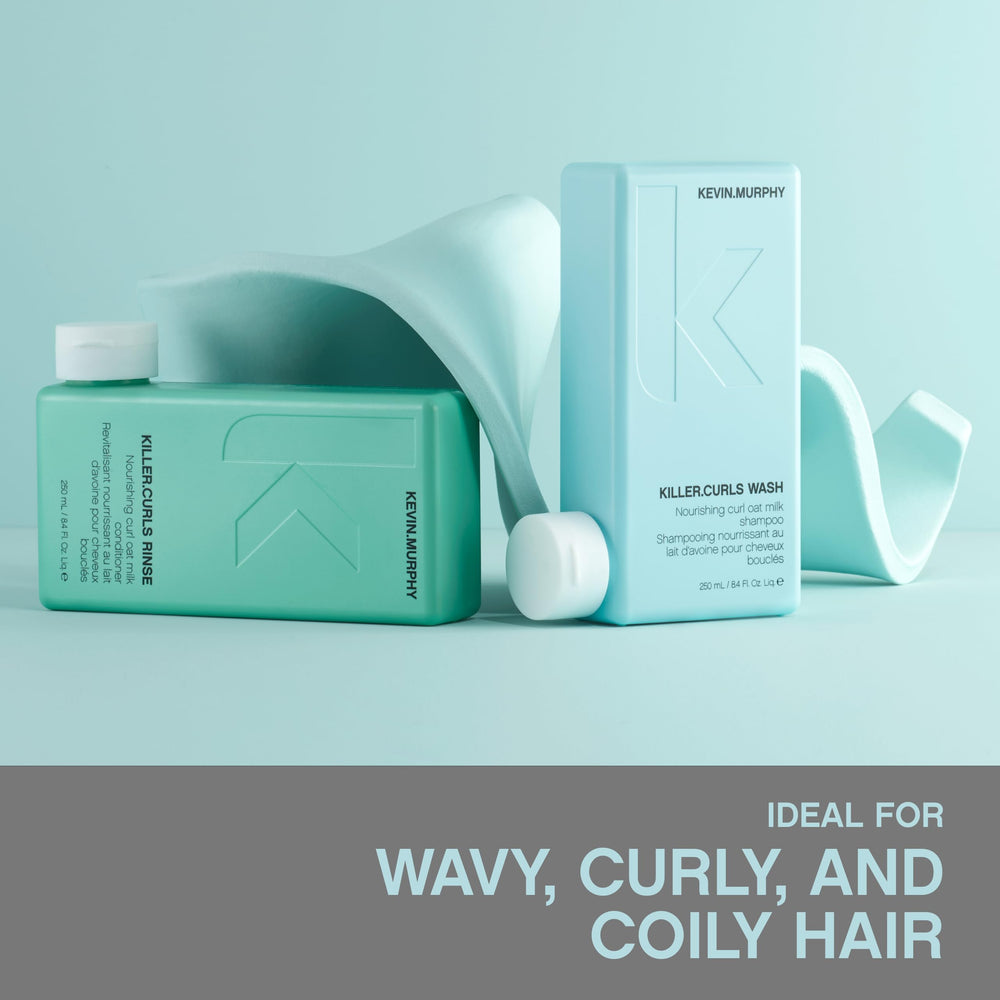 Kevin.Murphy Killer.Curls Wash oat-milk blend supports gentle hydration.