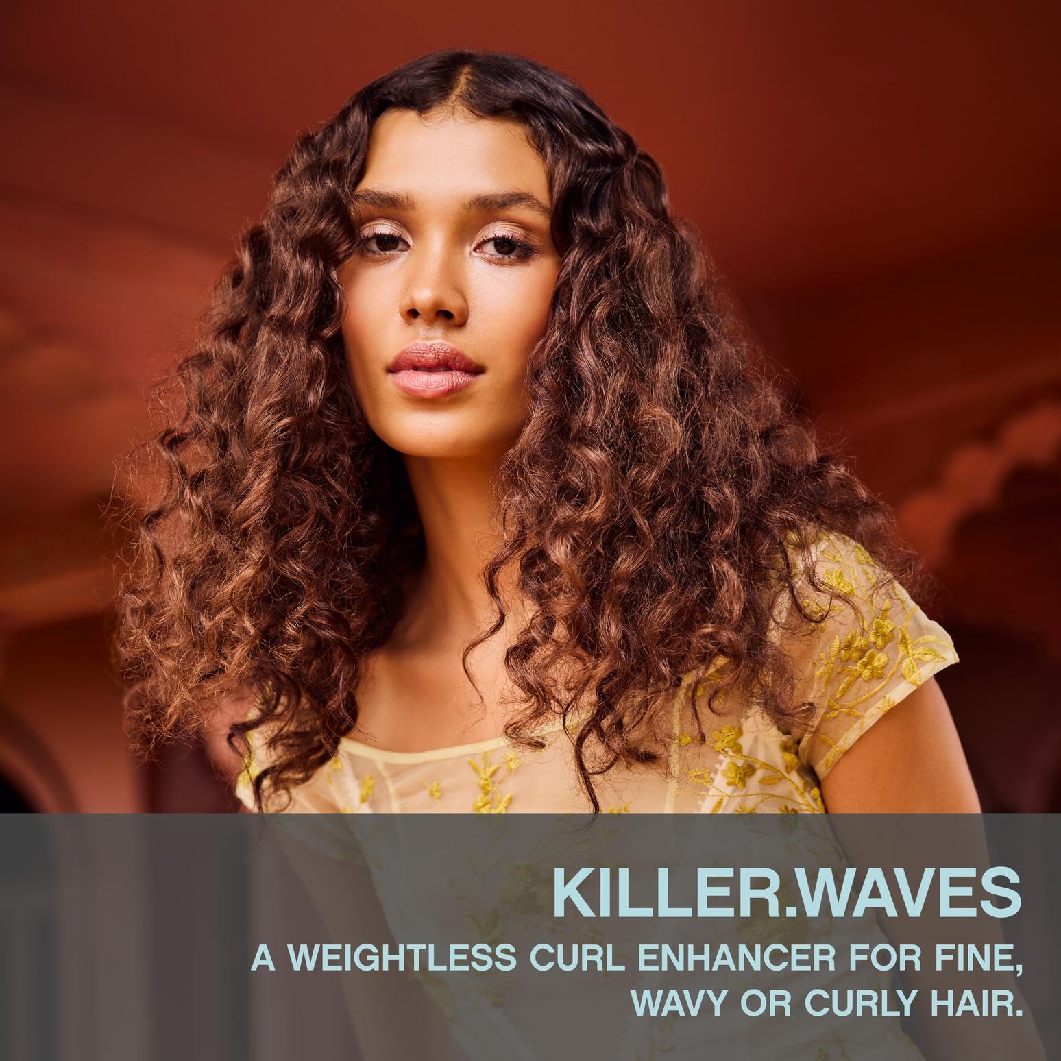 KEVIN.MURPHY KILLER.WAVES bottle pump demonstrates easy daily styling with lightweight feel