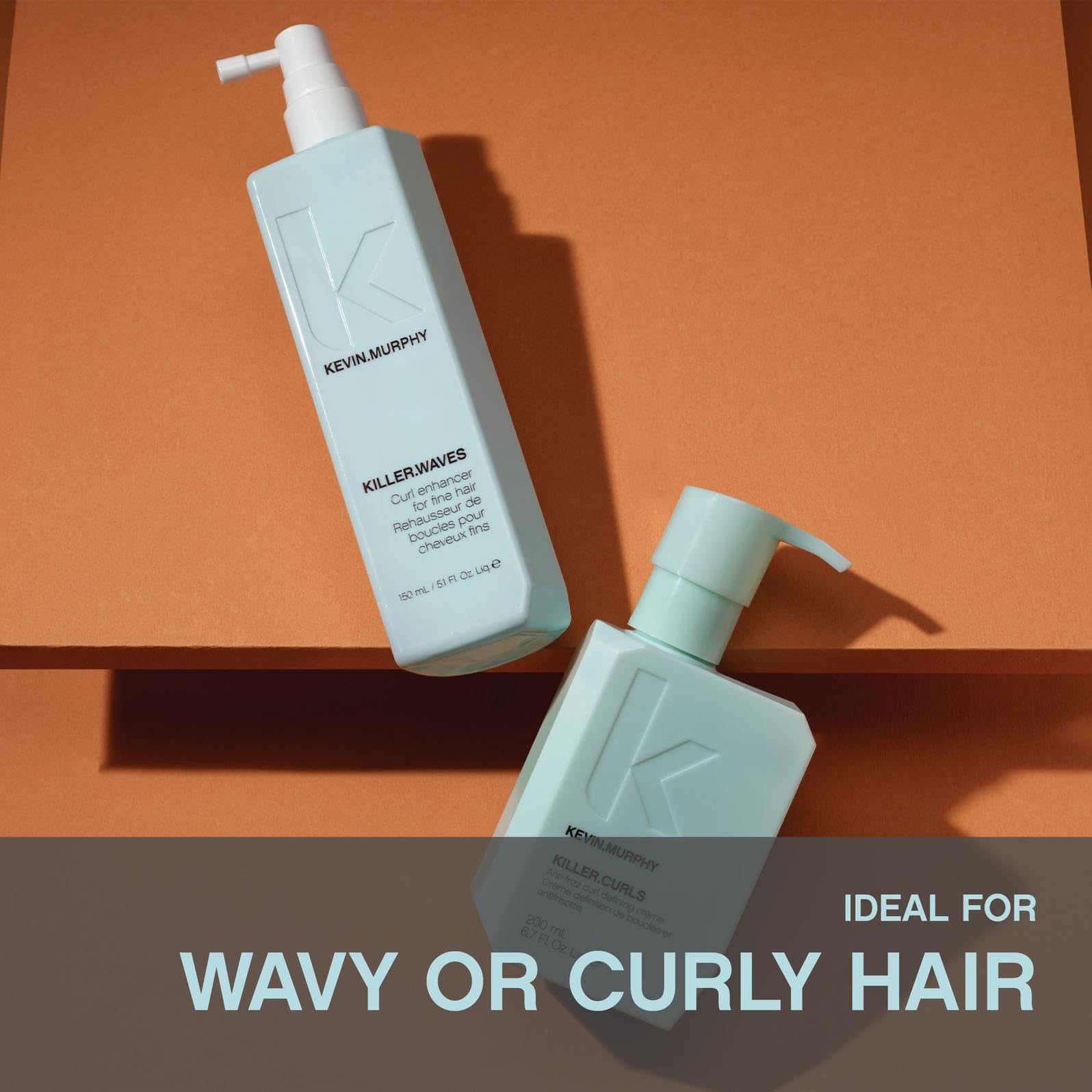 KEVIN.MURPHY KILLER.WAVES frizz-free finish suitable for humid days