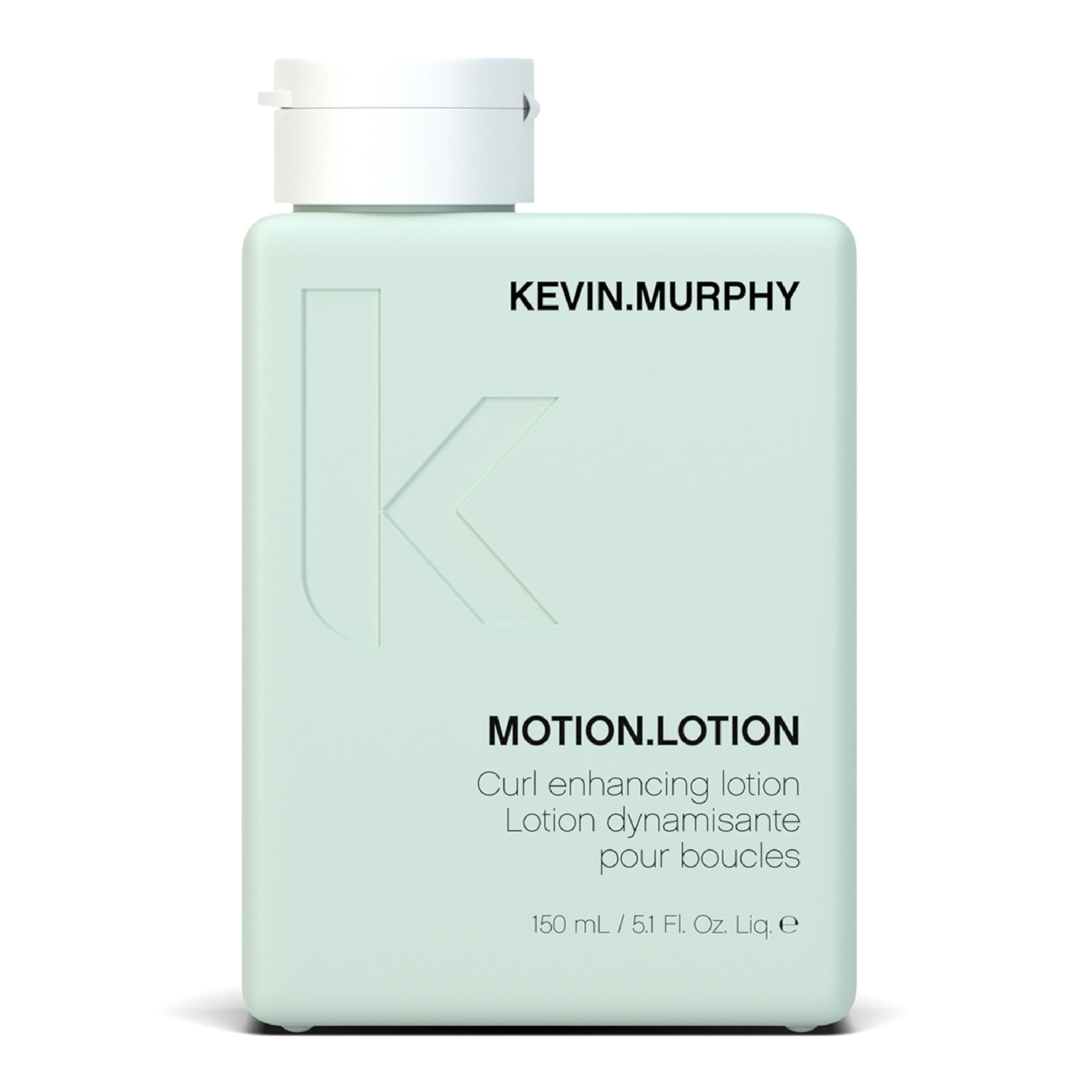 KEVIN.MURPHY MOTION.LOTION bottle showing weightless curl enhancement for fine hair.