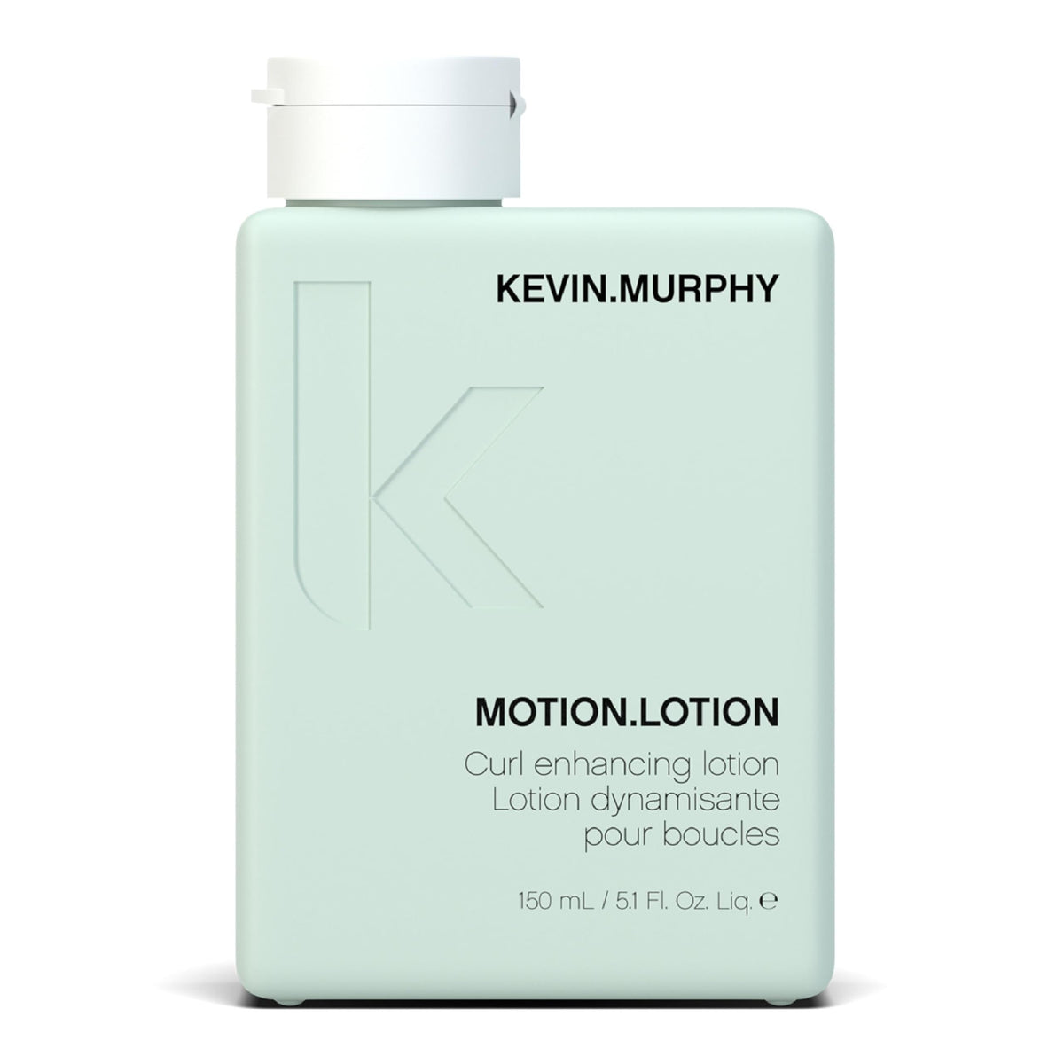KEVIN.MURPHY MOTION.LOTION bottle showing weightless curl enhancement for fine hair.