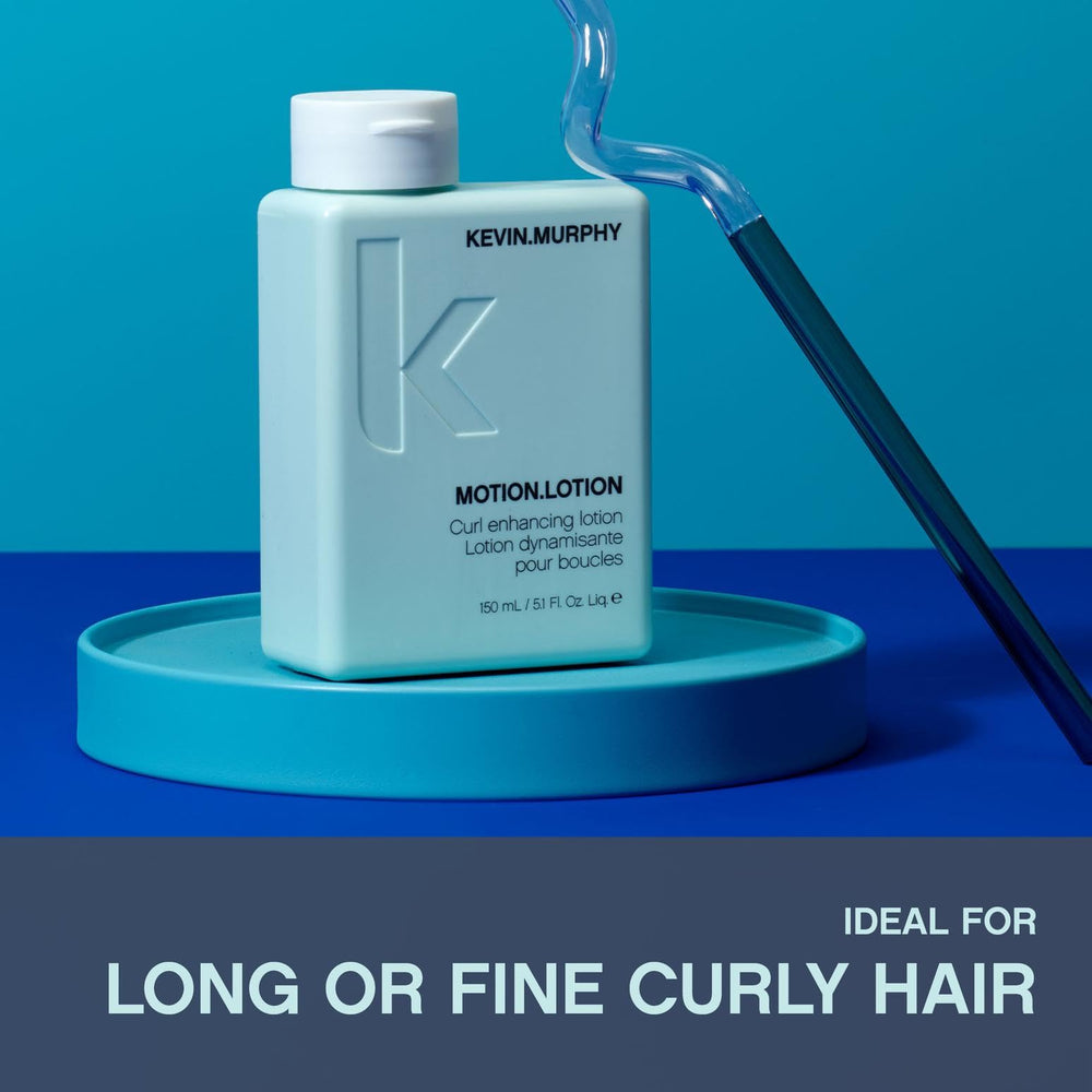 KEVIN.MURPHY MOTION.LOTION smooth, flexible locks with geranium and patchouli oils.