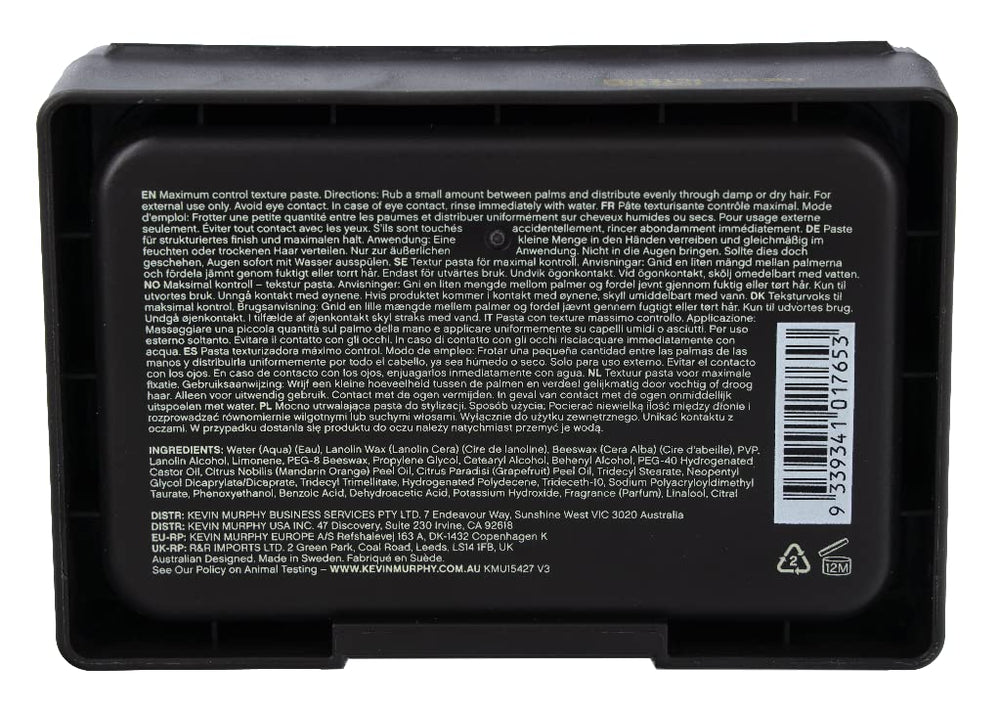 Application of KEVIN.MURPHY NIGHT.RIDER for a textured matte look.