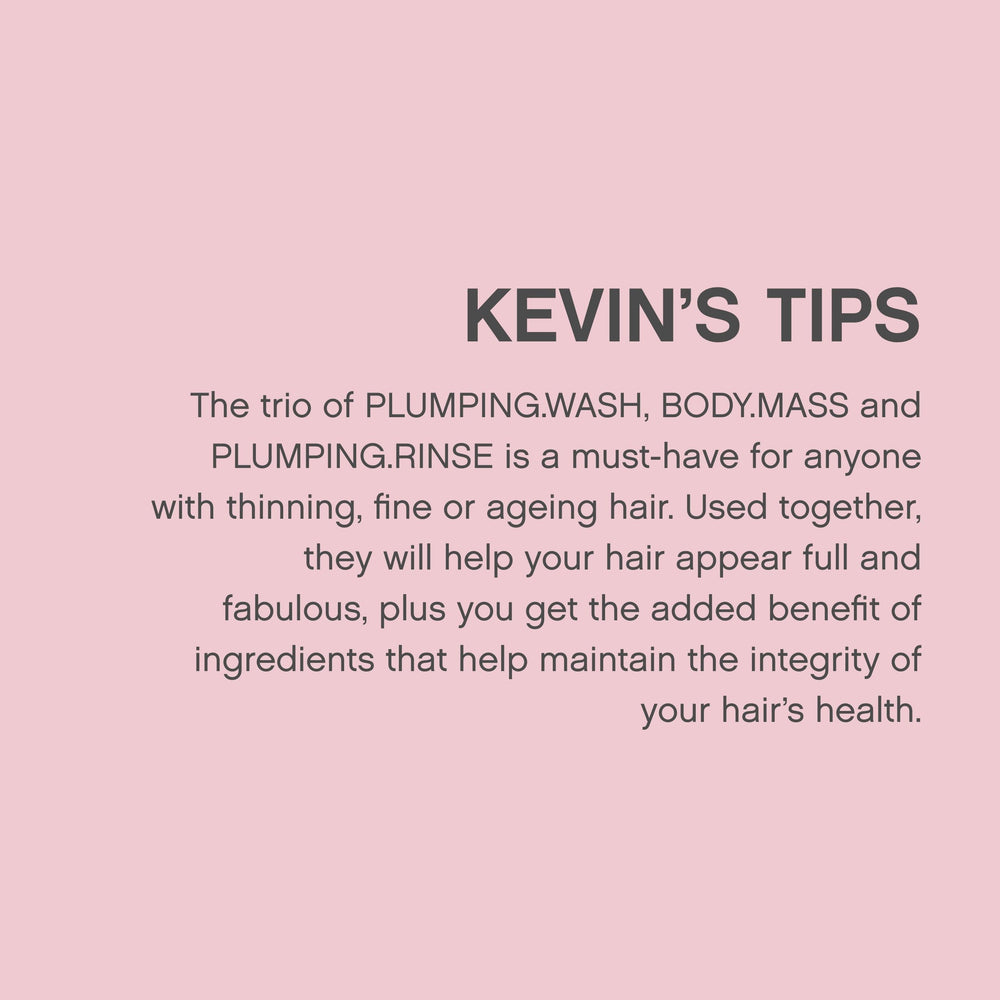KEVIN.MURPHY PLUMPING.RINSE aloe vera gloss closeup signals shine boost