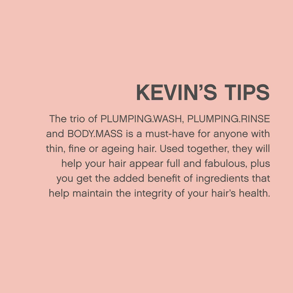 KEVIN.MURPHY PLUMPING.WASH & RINSE duo highlights colour-safe, sulfate-free care