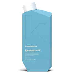 KEVIN.MURPHY REPAIR-ME.WASH bottle pour highlights hydrating repair for frizz control.