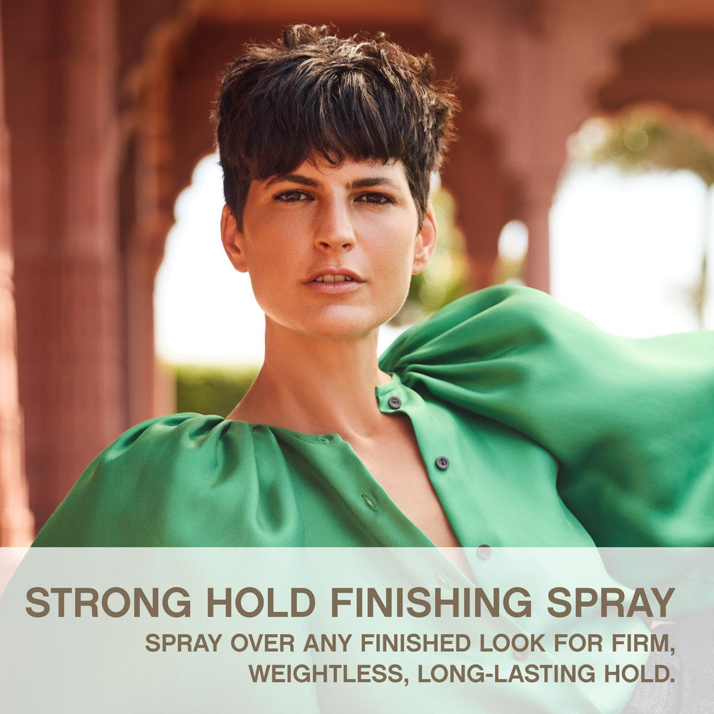Kevin Murphy Session Strong Hold spray nozzle close-up highlights even application and quick-dry finish.
