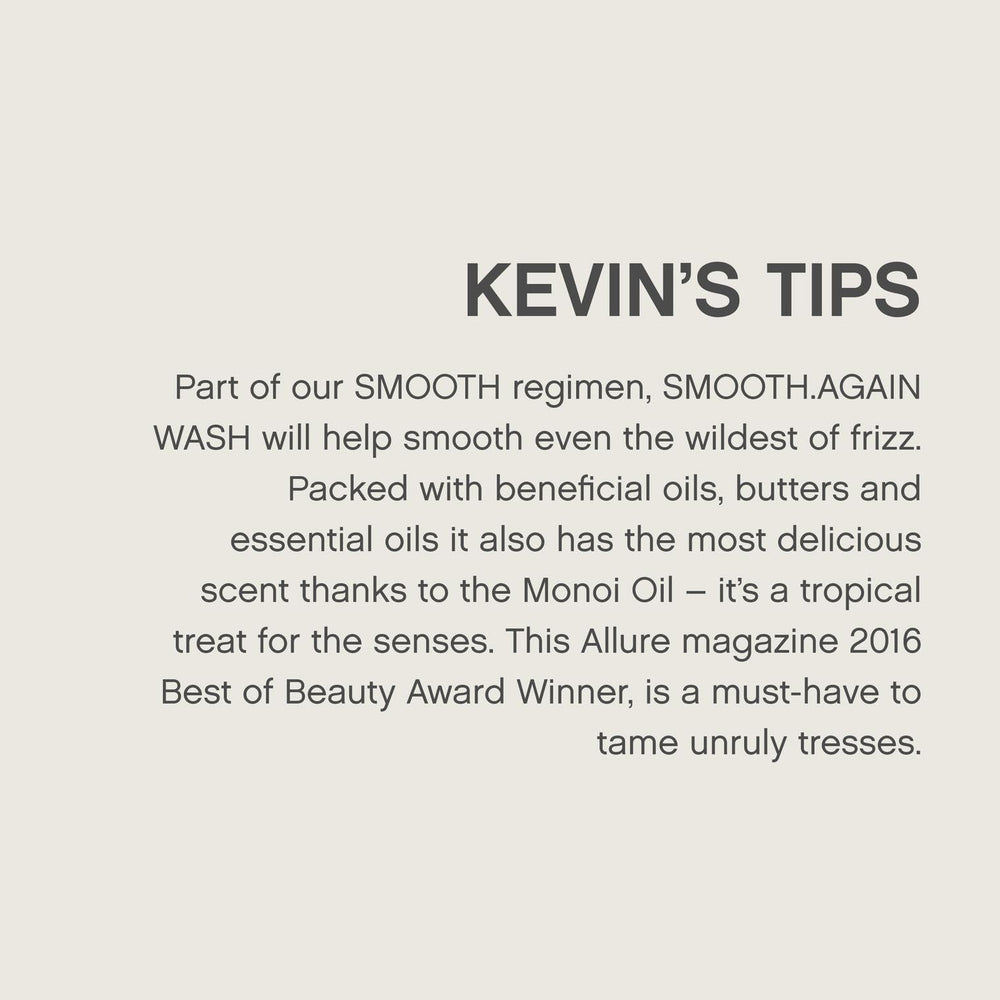 KEVIN.MURPHY SMOOTH.AGAIN WASH sunflower extract close-up for conditioning benefits