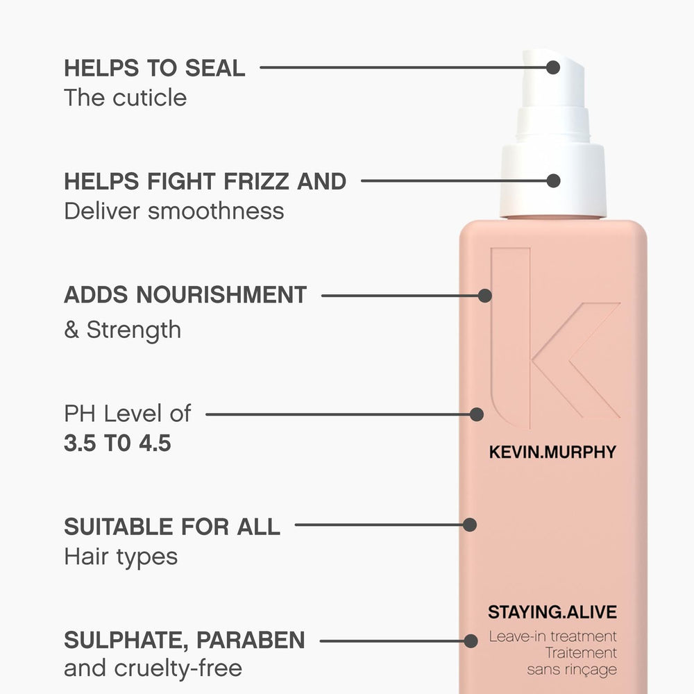 KEVIN.MURPHY Staying.ALIVE color-treated hair receives gentle nourishment