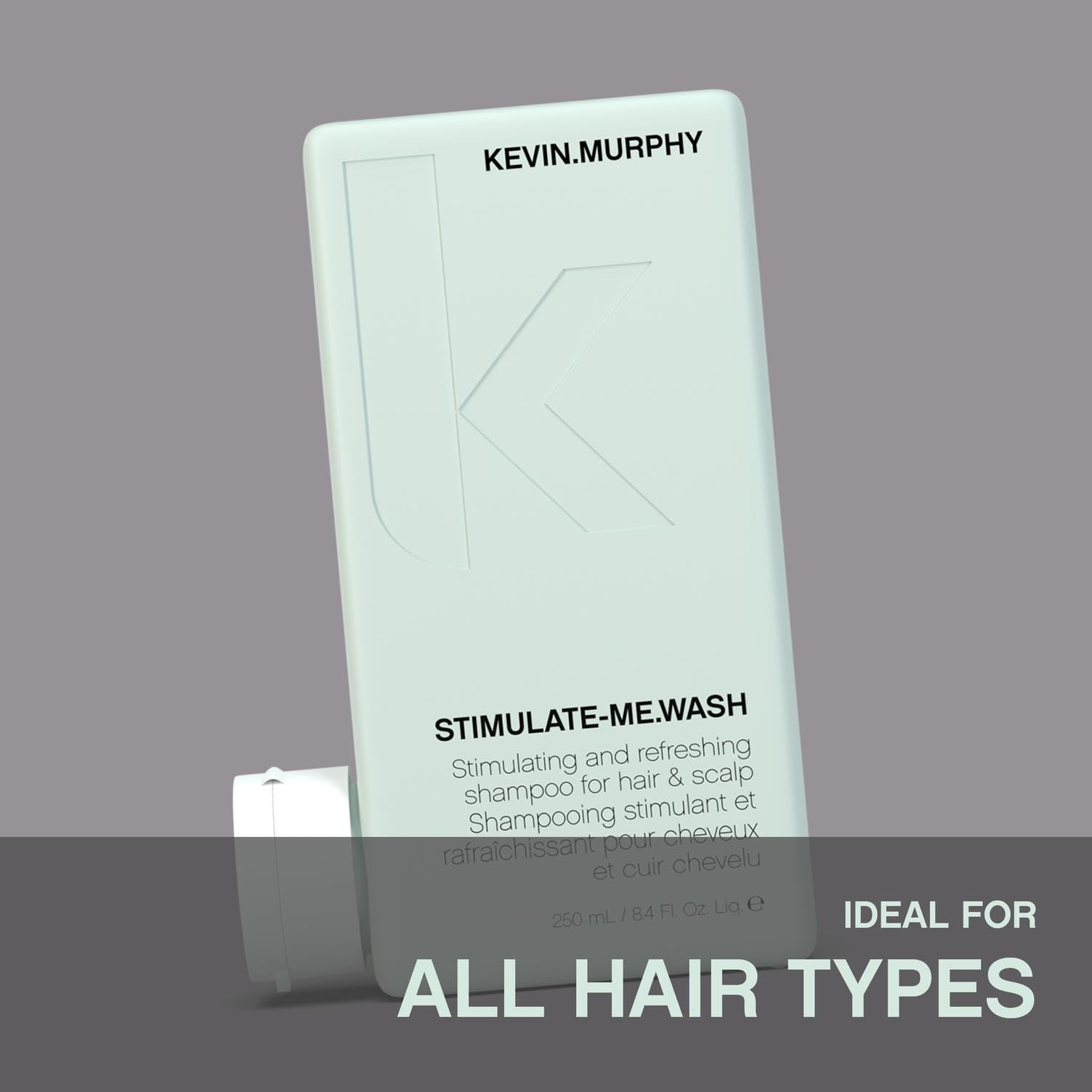 KEVIN.MURPHY Stimulate-Me.Wash in bathroom scene for daily hair care routine.