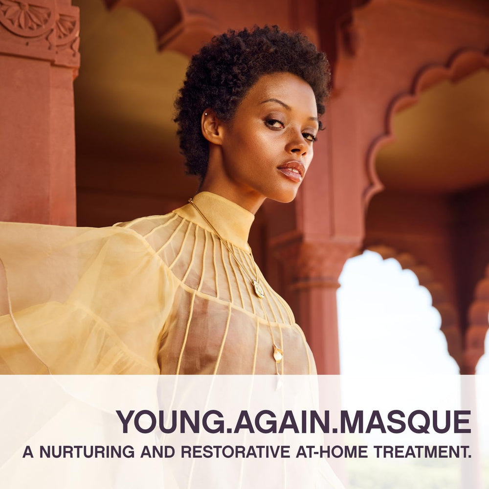 Kevin Murphy Young.Again.Masque application shows rich formula for smoothing and detangling.