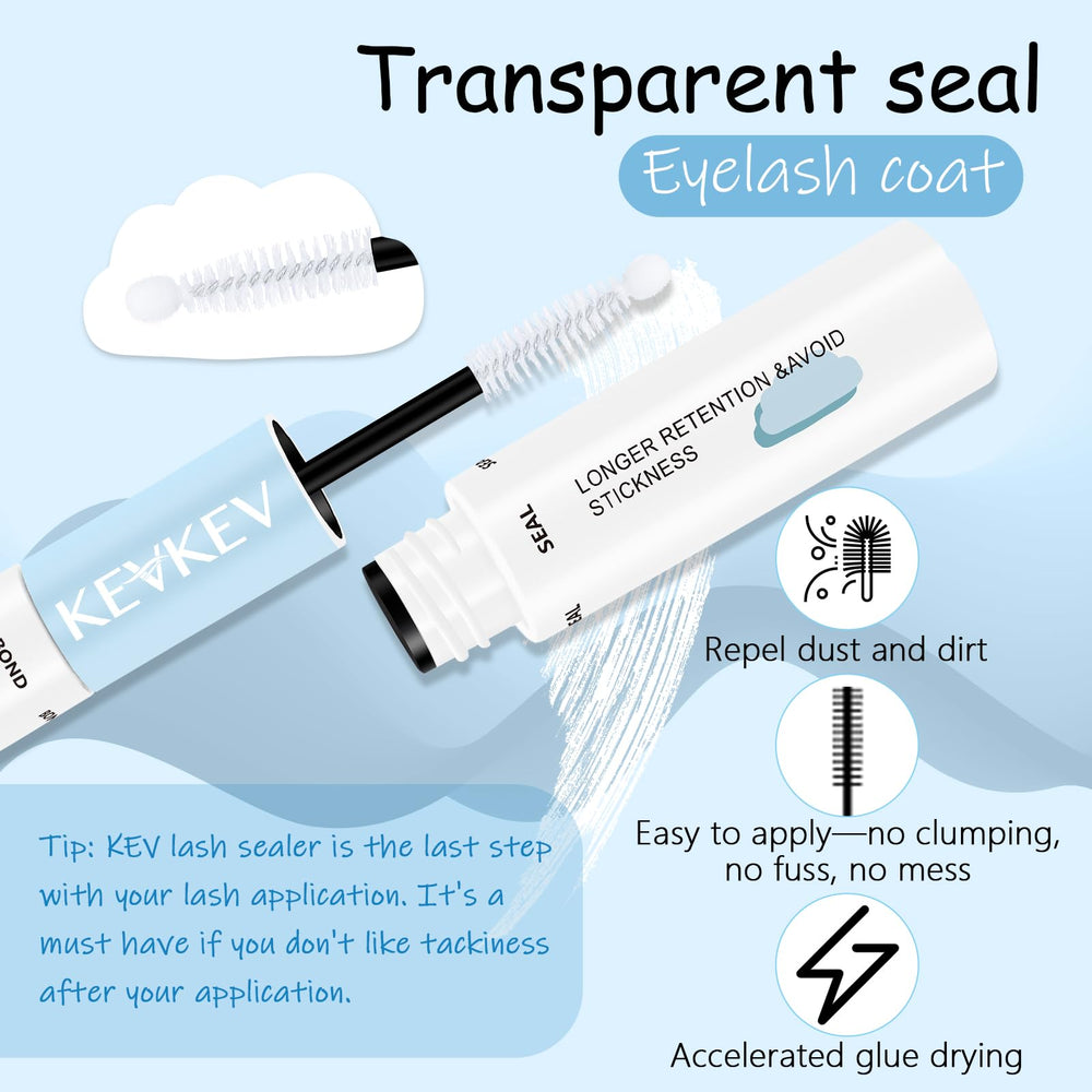 KevKev seal end is applied for a quick-dry, long-lasting finish.