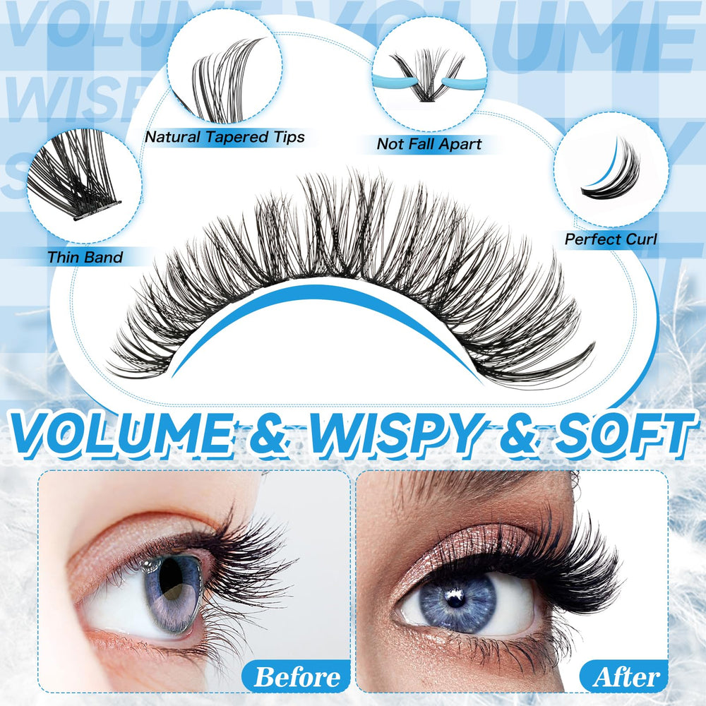 KevKev soft-synthetic-fiber lashes deliver comfortable wear with subtle curl retention.
