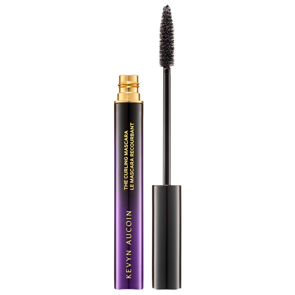 Kevyn Aucoin The Curling Mascara black-tube closeup shows tubing formula for defined lashes