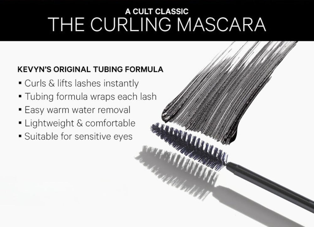 Kevyn Aucoin The Curling Mascara water-removal shows easy removal with warm water