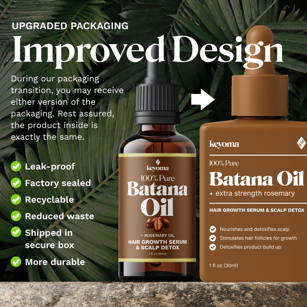 Keyoma Batana Oil nut closeup showing raw oil for hair hydration