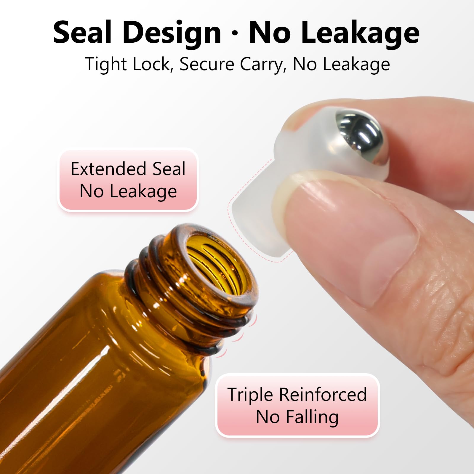 Keywing dual-cap design seals bottles securely