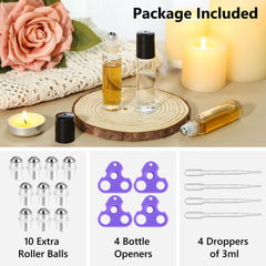 KeyWING refillable essential-oil bottles travel kit for on-the-go blends