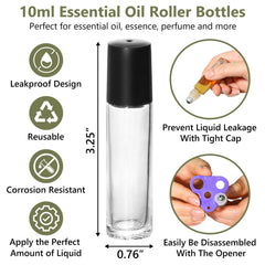 KeyWING roller-bottle closeup with stainless steel roller for smooth application