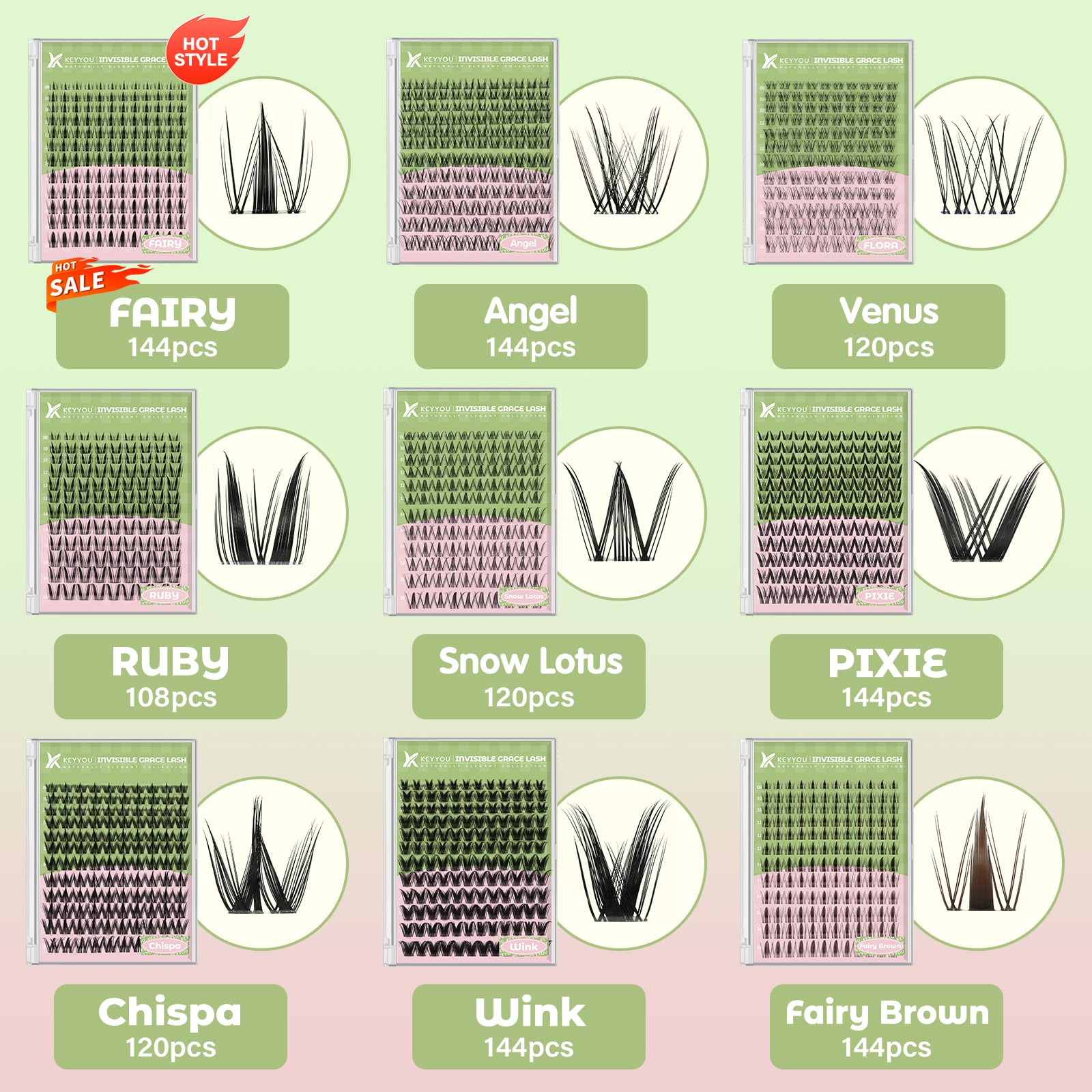 KEYYOU Beginner-friendly DIY lashes image highlights quick application for busy mornings.