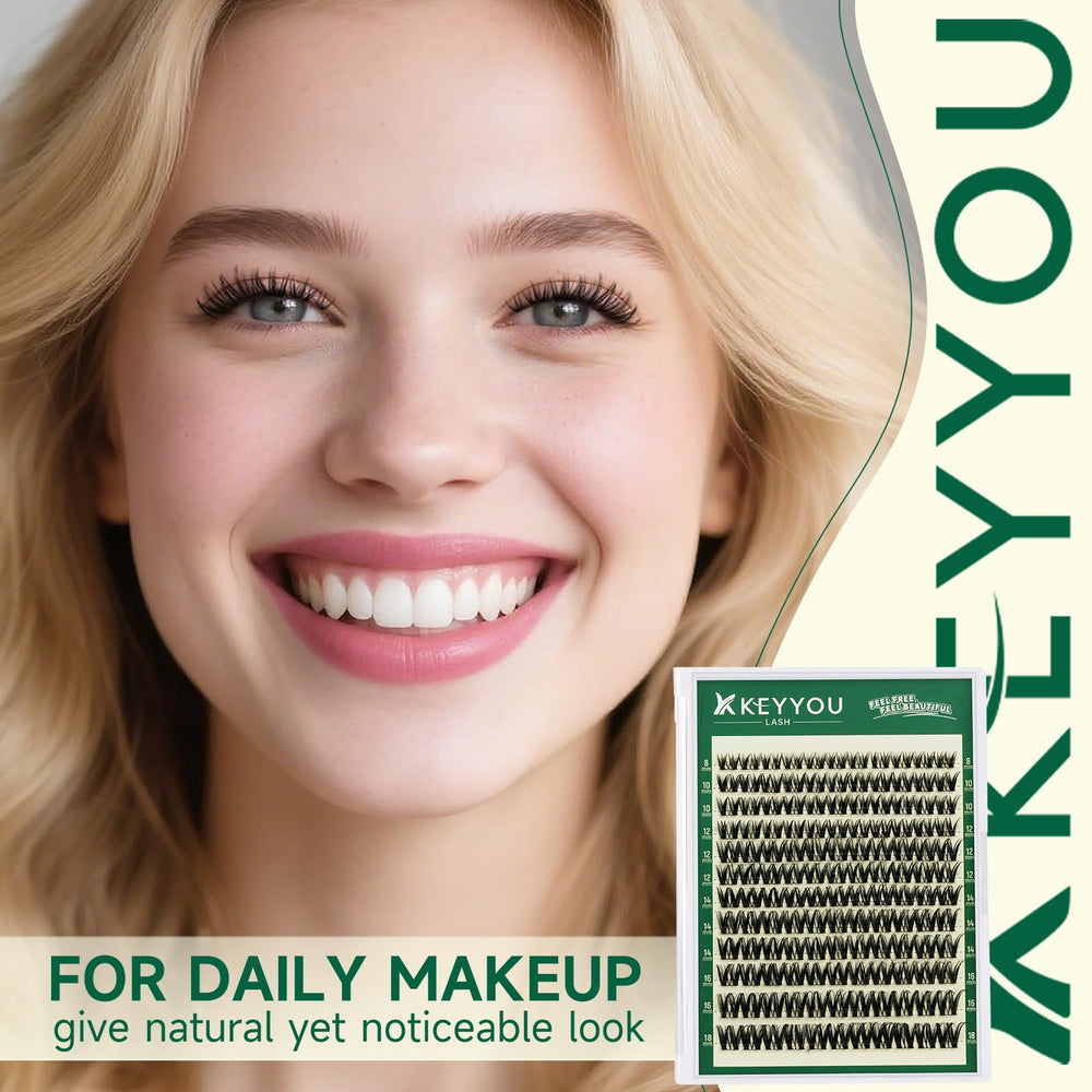 KEYYOU Flora close-up of cluster tips reveals fluffy texture benefit