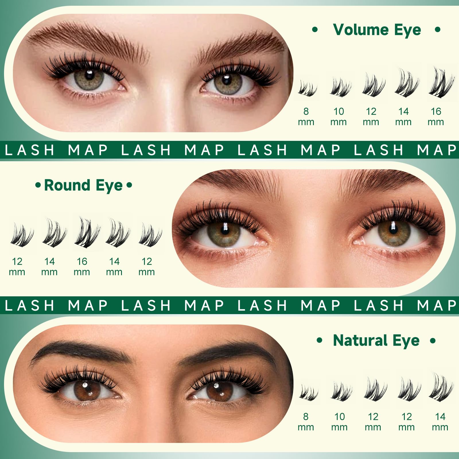 KEYYOU Flora layout of mixed lengths shows customization benefit