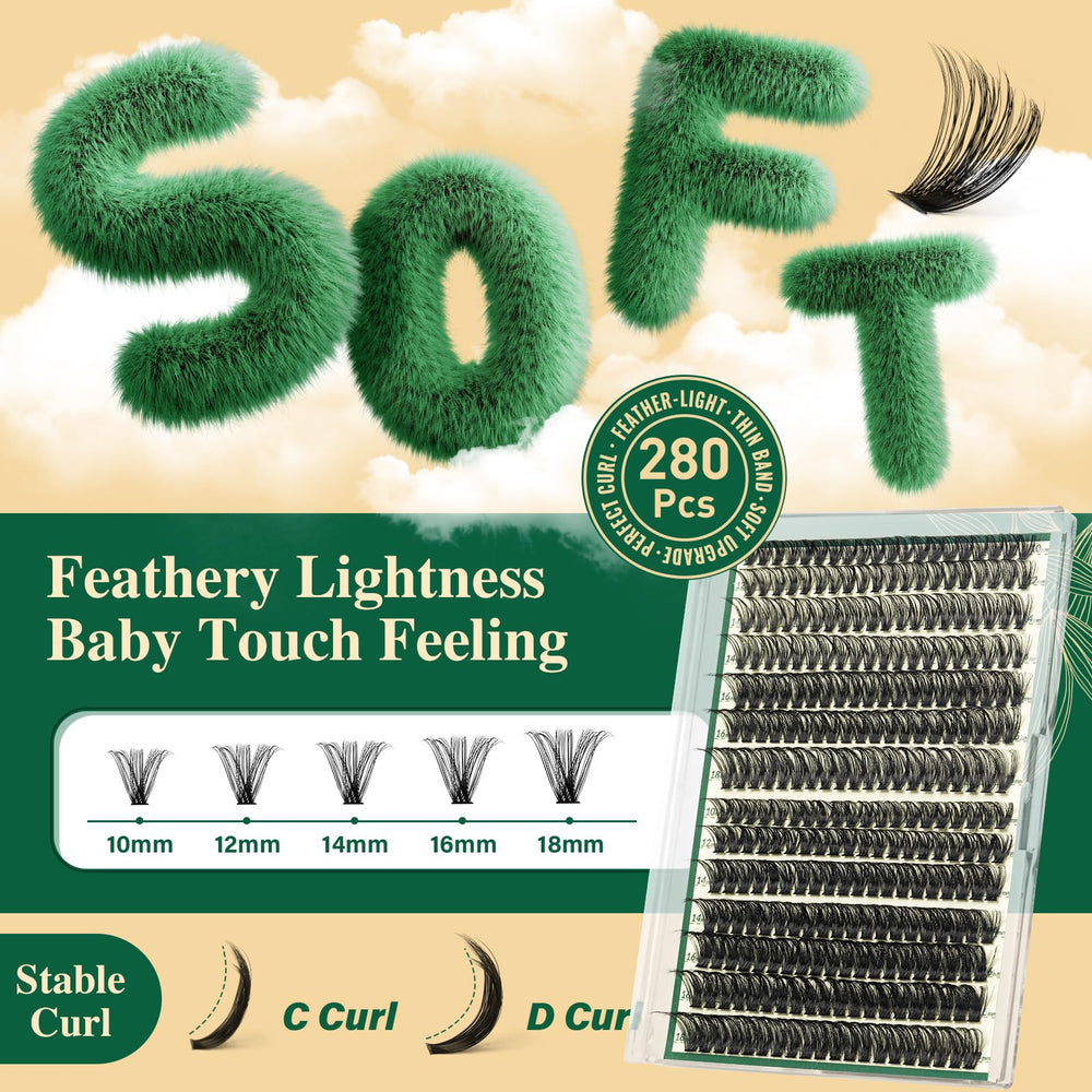 KEYYOU lash bond and seal for longer wear and secure set.