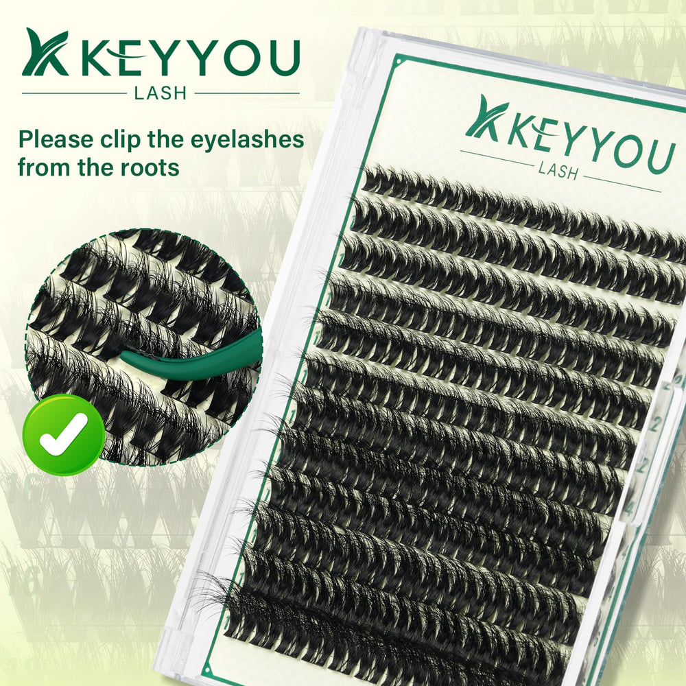 KEYYOU LASH Cluster remover complements aftercare and gentle removal.