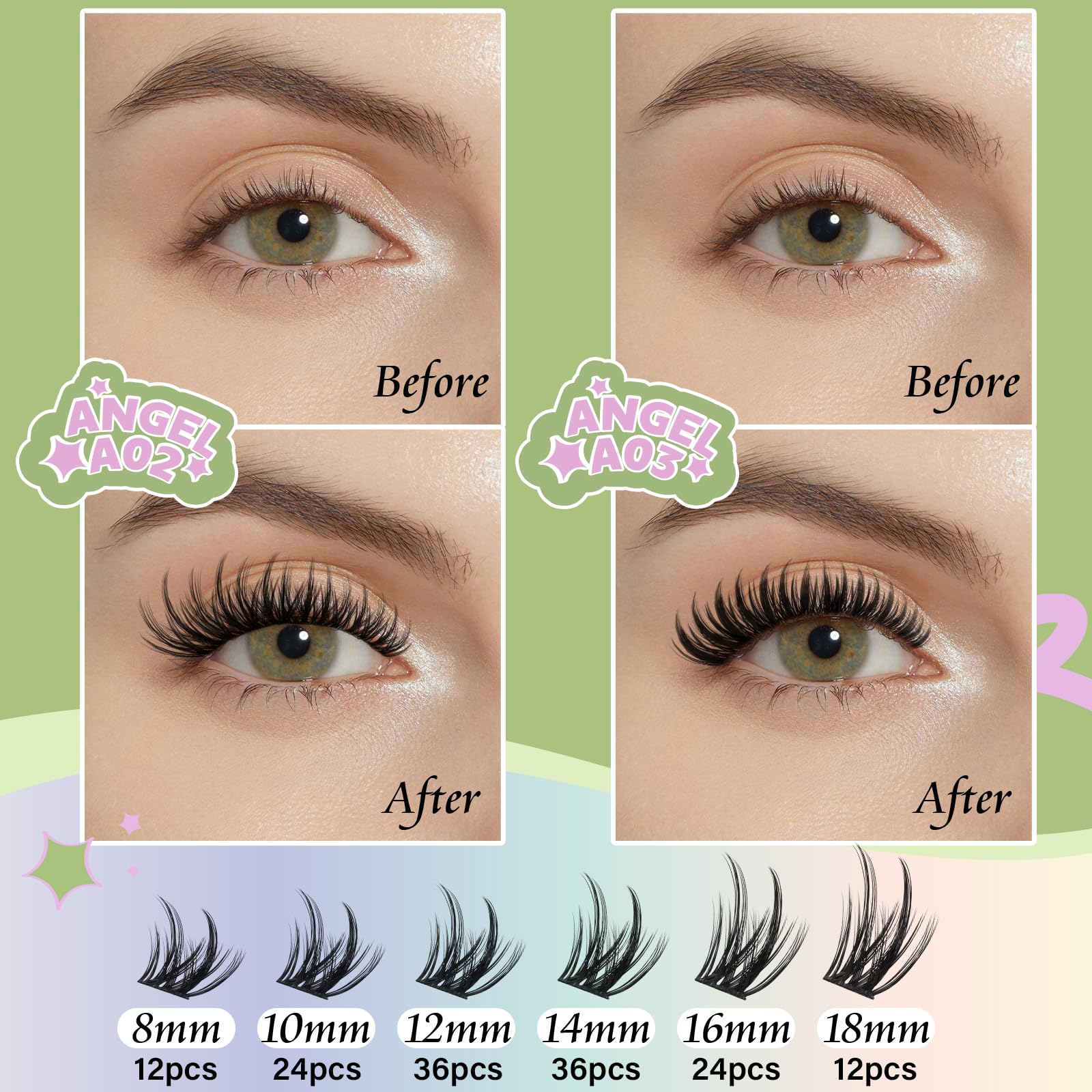 KEYYOU LASH Makeup remover included for gentle cleanup after wear.