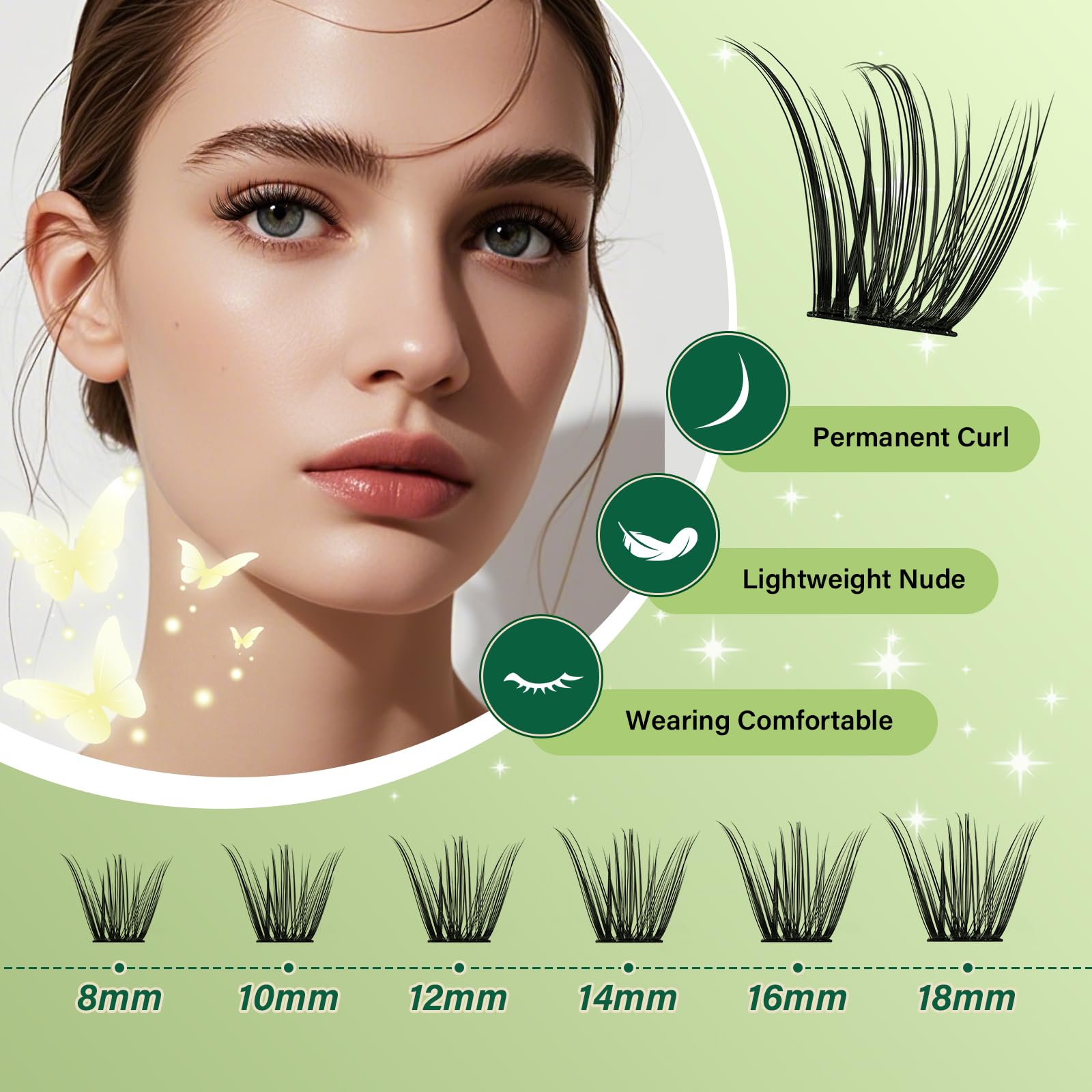 KEYYOU remover oil for gentle, easy removal of lash clusters.