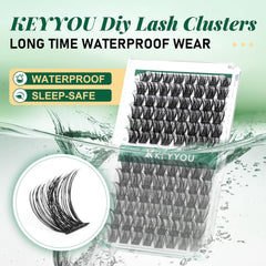 KEYYOU Y01 C-14mm clusters close-up ideal for natural to dramatic blends.