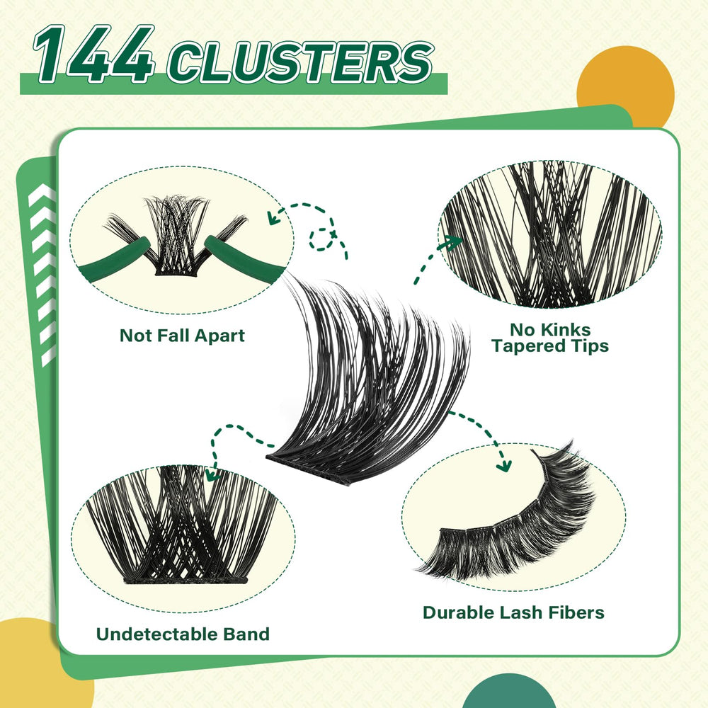 KEYYOU Y02 lash bond and seal close-up emphasizes quick-set hold and potential longevity