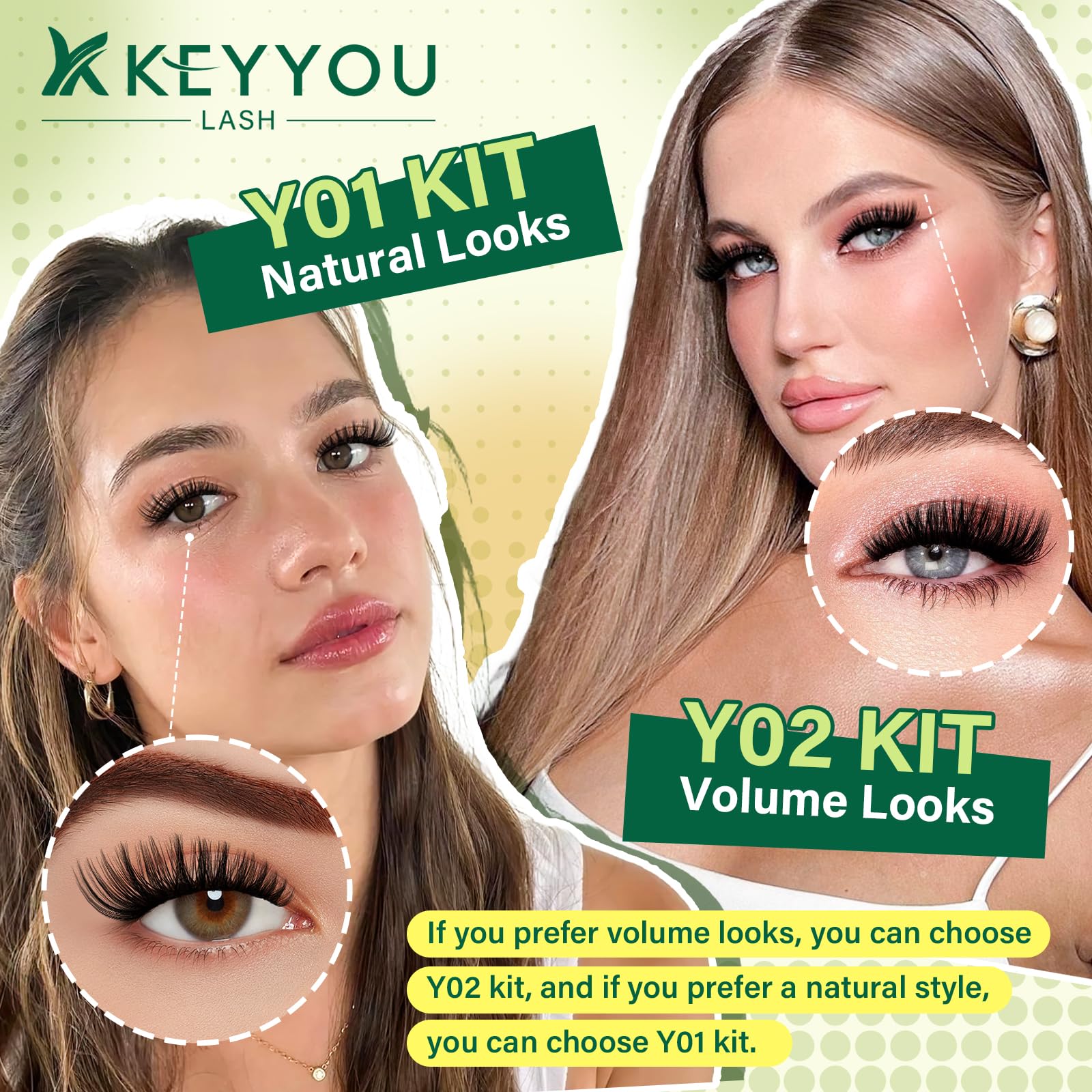KEYYOU Y02 remover brush demonstrates easy, safe lash removal without damage