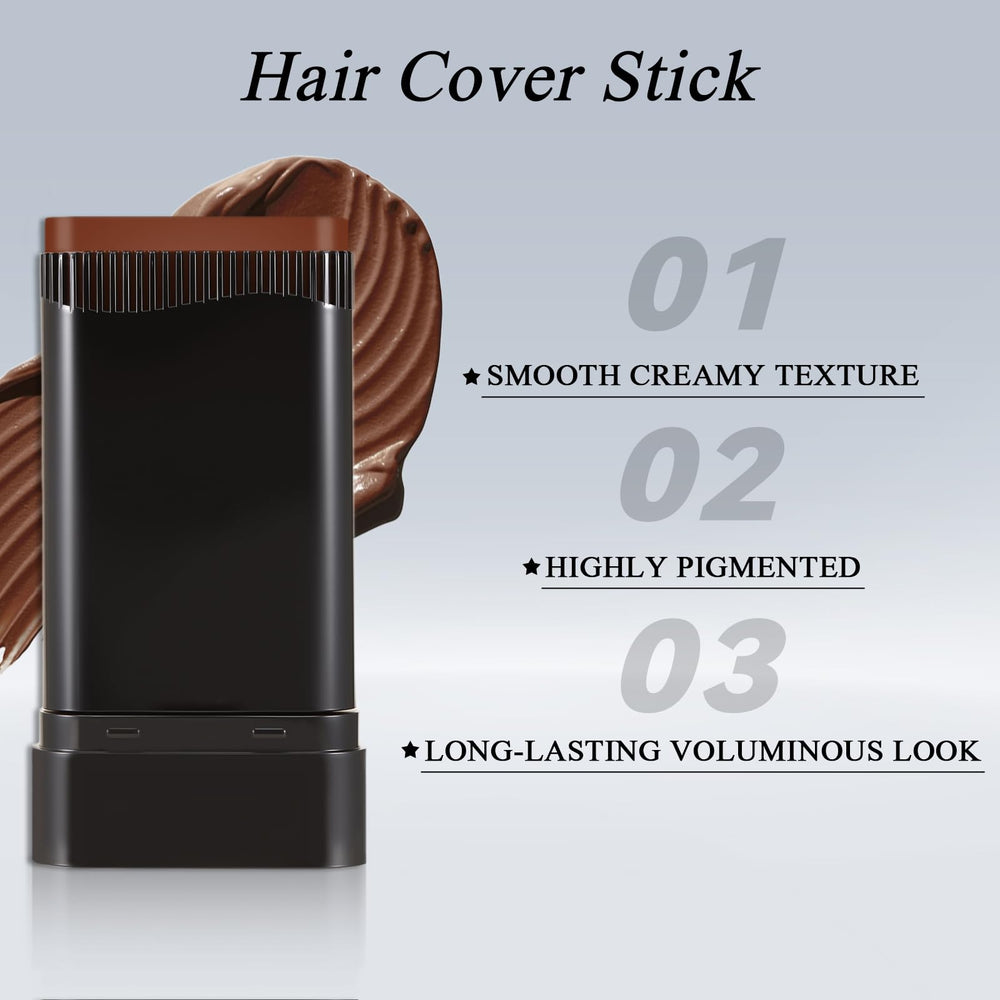KGAJSGH Hair Touch-Up Stick application swatch shows easy, mess-free use.