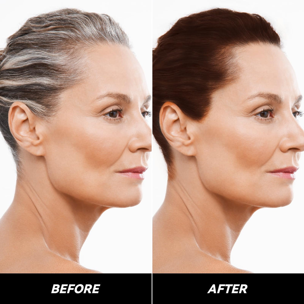 KGAJSGH Hair Touch-Up Stick built-in comb for even formula distribution and smooth blending.