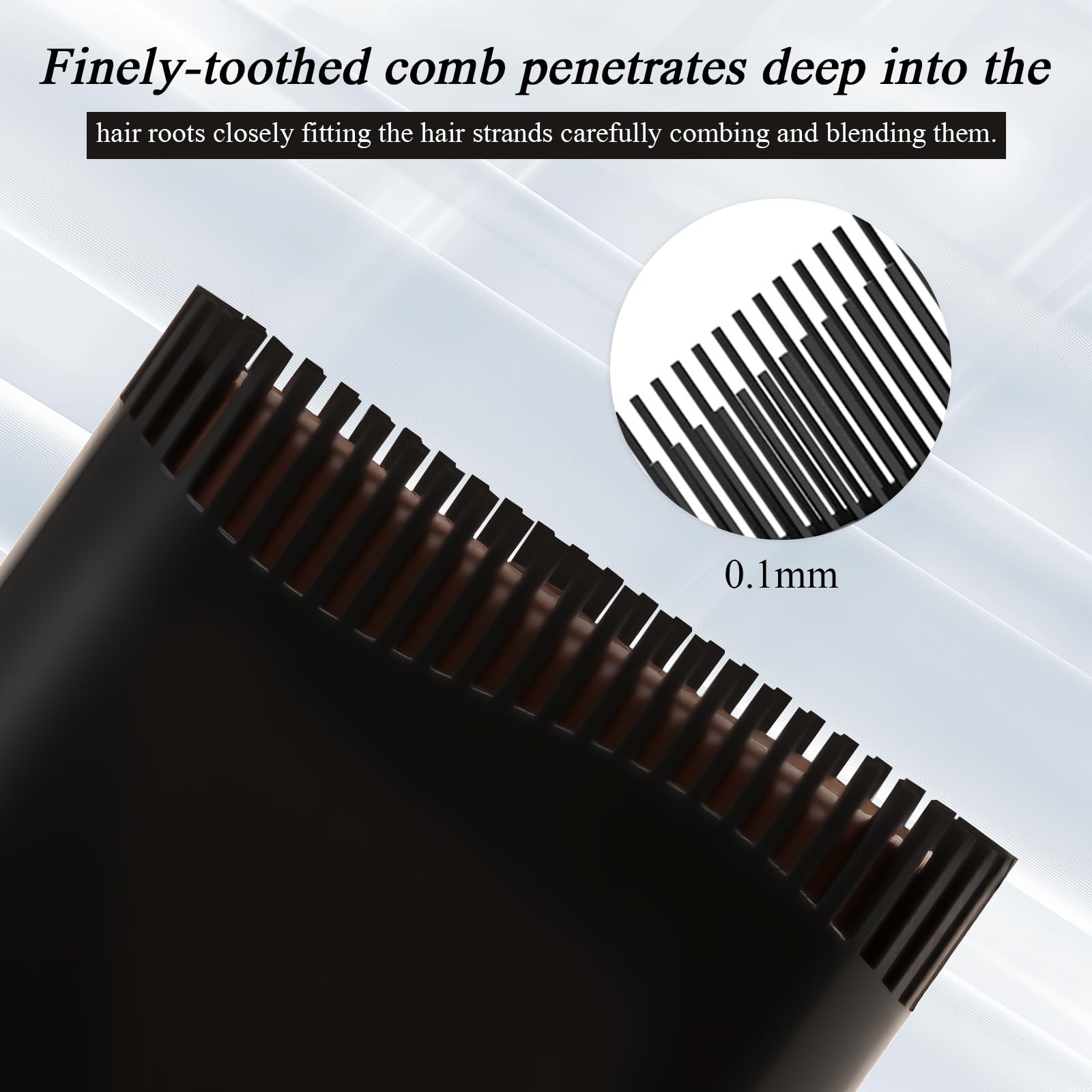 KGAJSGH Hair Touch-Up Stick shade dark brown swatch for realistic, seamless coverage.