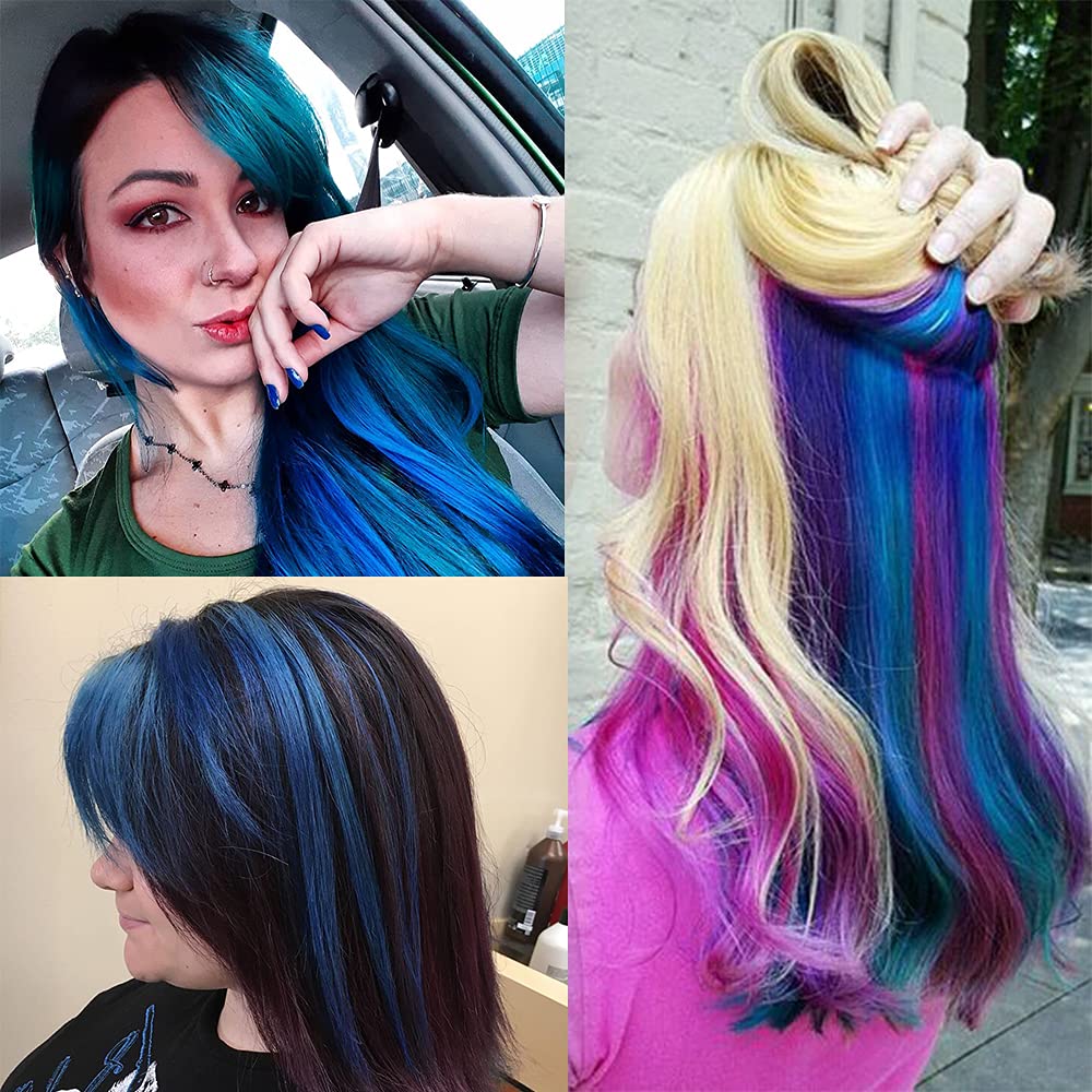 KGBFASS dark purple clip-in extensions for dimensional color