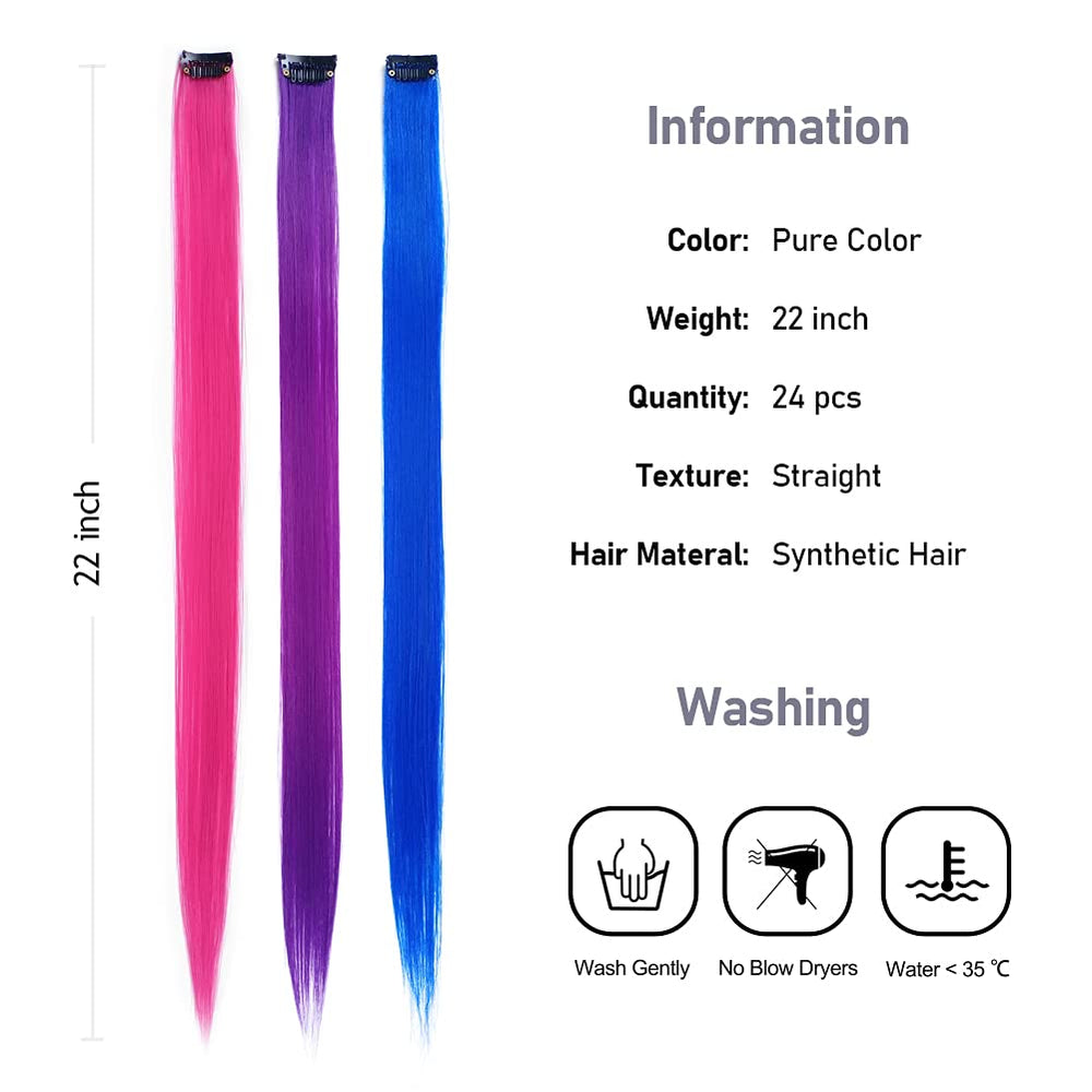KGBFASS purple red clip-in extensions for bold highlights