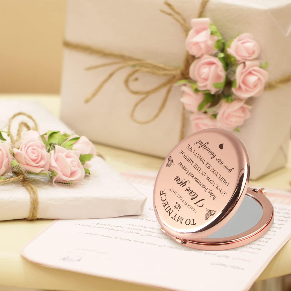 KGKAIMIZL portable-rose-gold-mirror—lightweight and handbag-friendly