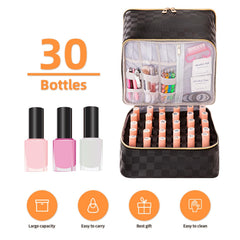 KGMCARE double-layer nail dryer case protects bottles during transport